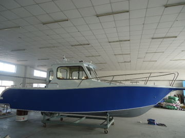Çin 4 çubuk tutucular ile 21ft / 6.25m alüminyum Cuddy kabin tekne Avustralya tasarımları Fabrika