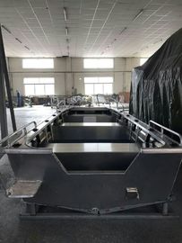 Çin 14 Ayaklı Tüm Kaynaklı Alüminyum Tekneler, Alüminyum El Sanatları Tekneleri 1.5M Yükseklik Fabrika